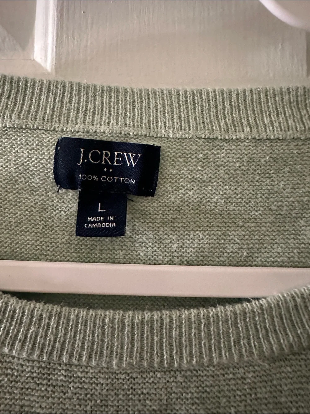 J. Crew Sage Green Women's Crewneck Sweater